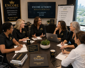 Encore Mastermind Group-women meeting together