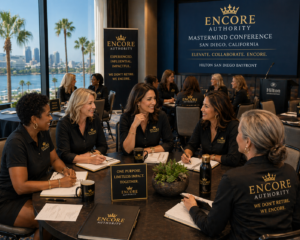 A mastermind session meeting at the Hilton Hotel in San Diego